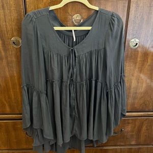 Free People Flowy Long Sleeve Top